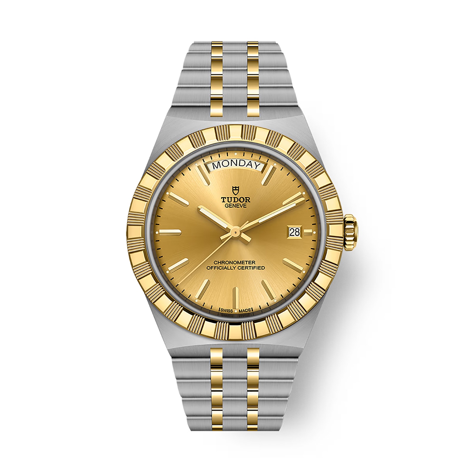 Tudor Royal 40mm Steel and Yellow Gold Case Watch