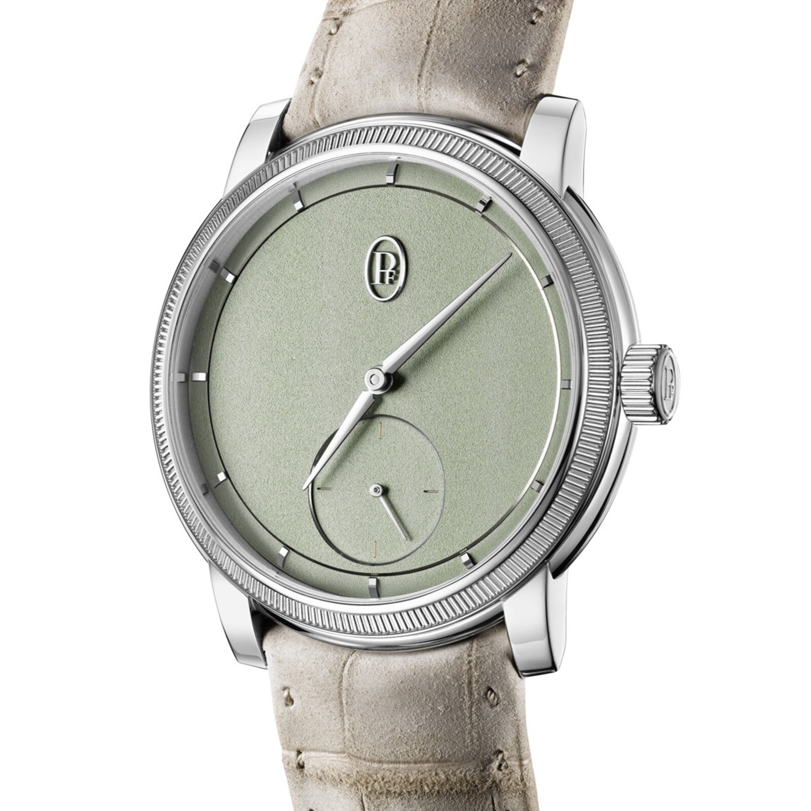 Parmigiani Fleurier TORIC Petite Seconde Platinum Grey Celadon 40mm Unisex Watch