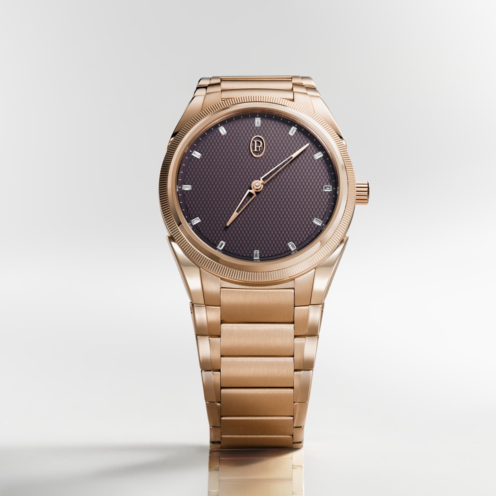 Parmigiani Fleurier TONDA PF Automatic Rose Gold Deep Ruby Set 36mm Purple Ladies Watch Parmigiani Fleurier TONDA PF Automatic Rose Gold Deep Ruby Set 36mm Purple Ladies Watch