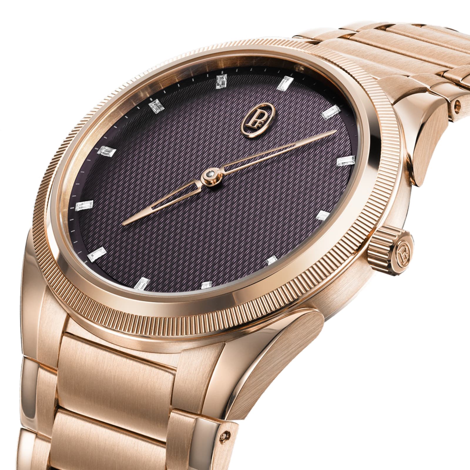 Parmigiani Fleurier TONDA PF Automatic Rose Gold Deep Ruby Set 36mm Purple Ladies Watch Parmigiani Fleurier TONDA PF Automatic Rose Gold Deep Ruby Set 36mm Purple Ladies Watch