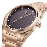 Parmigiani Fleurier Tonda PF Automatic 18ct Rose Gold 36mm Purple Ladies Watch