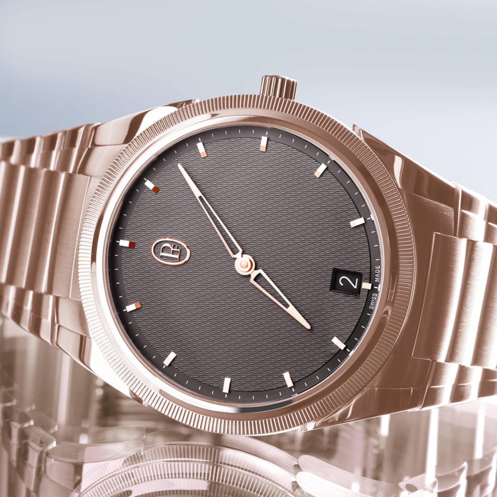 Parmigiani Fleurier TONDA PF Micro-Rotor Rose Gold Warm Grey 40mm Mens Watch Parmigiani Fleurier TONDA PF Micro-Rotor Rose Gold Warm Grey 40mm Mens Watch