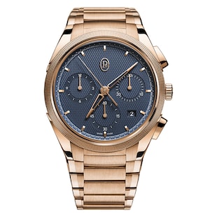 Parmigiani Fleurier TONDA PF Chronograph Rose Gold Milano Blue 42mm Mens Watch