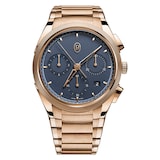 Parmigiani Fleurier TONDA PF Chronograph Rose Gold Milano Blue 42mm Mens Watch