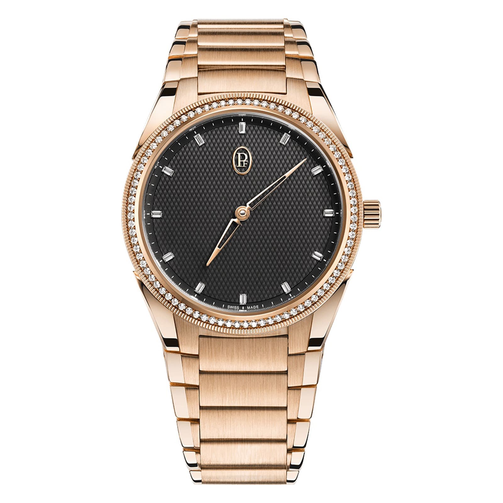 Parmigiani Fleurier TONDA PF Automatic Rose Gold Warm Grey Set 36mm Ladies Watch Parmigiani Fleurier TONDA PF Automatic Rose Gold Warm Grey Set 36mm Ladies Watch