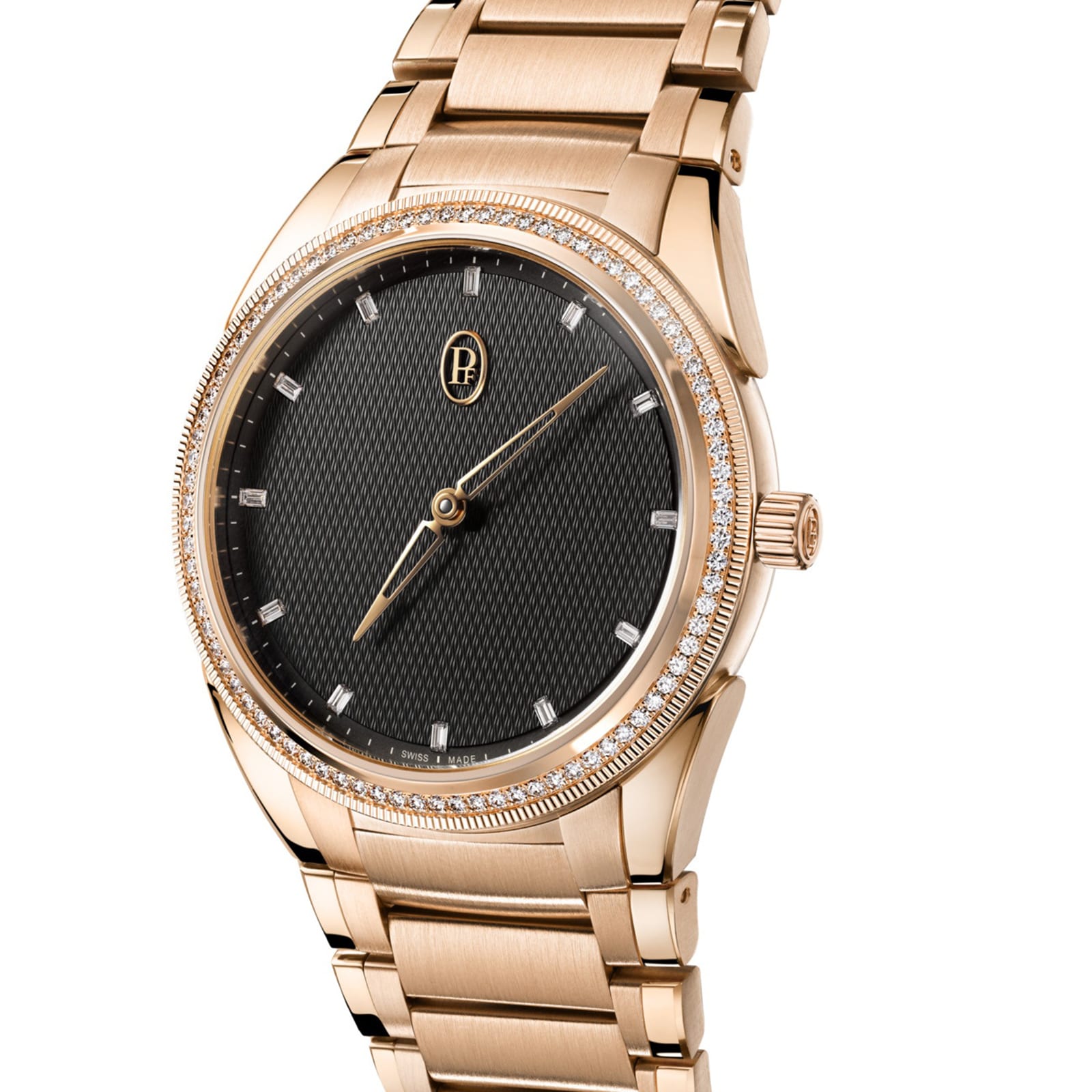 Parmigiani Fleurier TONDA PF Automatic Rose Gold Warm Grey Set 36mm Ladies Watch Parmigiani Fleurier TONDA PF Automatic Rose Gold Warm Grey Set 36mm Ladies Watch