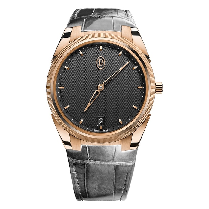 Parmigiani Fleurier Tonda PF Micro-Rotor Automatic 18ct Rose Gold 40mm Dark Grey Mens Watch