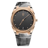 Parmigiani Fleurier Tonda PF Micro-Rotor Automatic 18ct Rose Gold 40mm Dark Grey Mens Watch