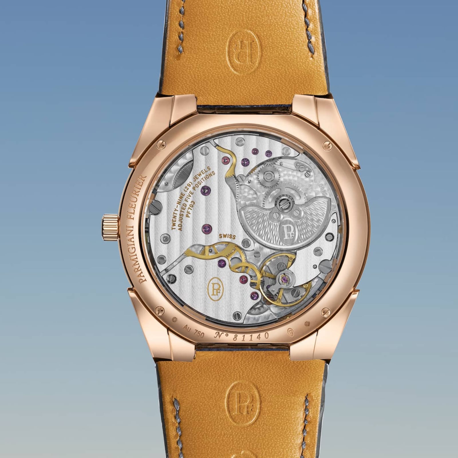 Parmigiani Fleurier TONDA PF Micro-Rotor Rose Gold Warm Grey Strap 40mm Mens Watch Parmigiani Fleurier TONDA PF Micro-Rotor Rose Gold Warm Grey Strap 40mm Mens Watch