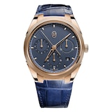 Parmigiani Fleurier Tonda PF Chronograph Automatic 18ct Rose Gold 42mm Blue Mens Watch