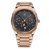 Parmigiani Fleurier Tonda PF Gregorian Annual Calendar 18ct Rose Gold 42mm Dark Grey Mens Watch