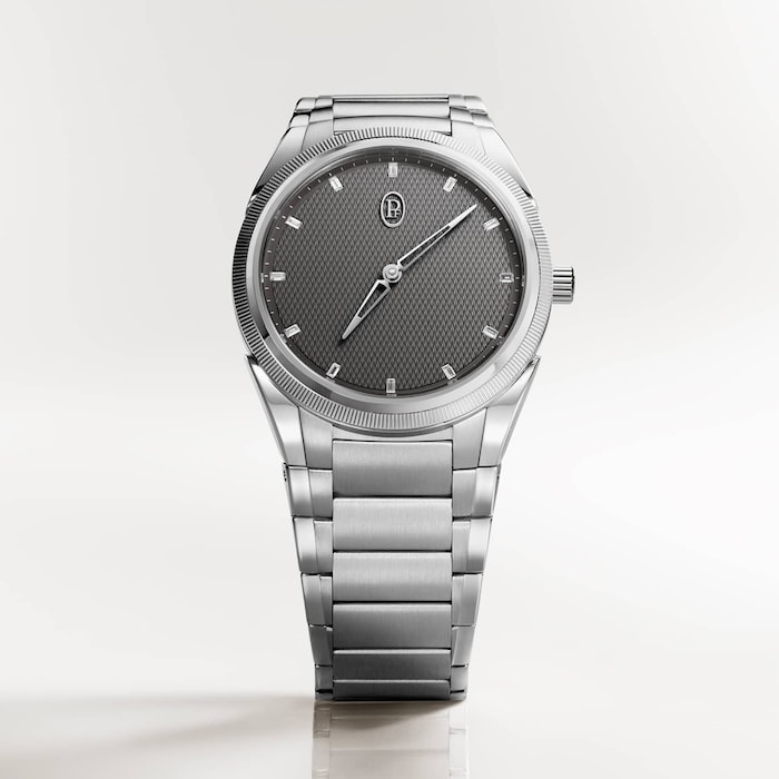 Parmigiani Fleurier Tonda PF Automatic Stainless Steel and Platinum Dark Grey 36mm Unisex Watch