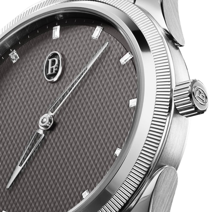 Parmigiani Fleurier TONDA PF Automatic Steel Platinum Warm Grey Set 36mm Unisex Watch