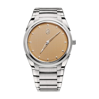 Parmigiani Fleurier TONDA PF Micro Rotor No Date Steel Platinum Golden Siena 40mm Mens Watch Parmigiani Fleurier TONDA PF Micro Rotor No Date Steel Platinum Golden Siena 40mm Mens Watch