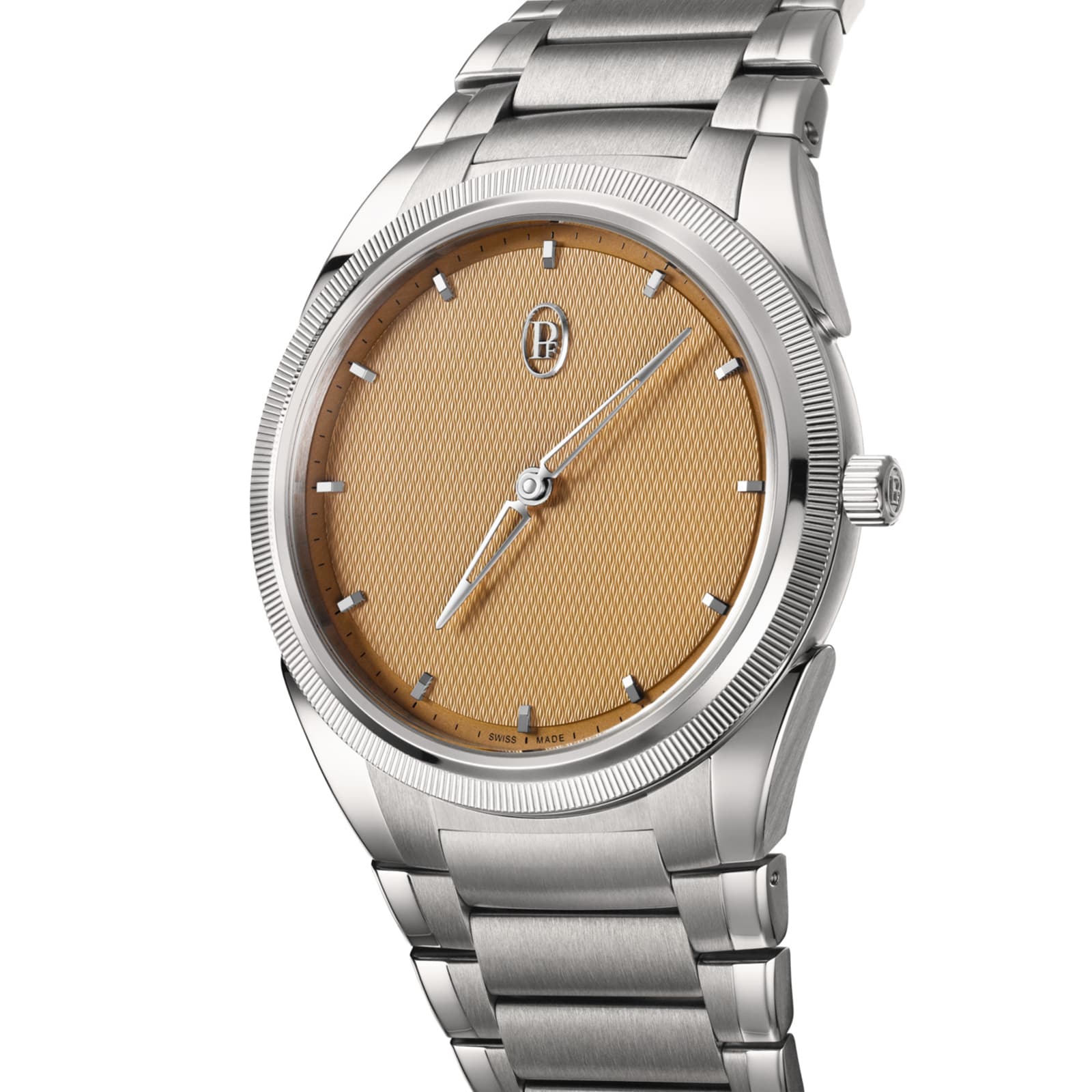 Parmigiani Fleurier Tonda PF Micro Rotor No Date Steel Platinum Golden Siena 40mm Mens Watch