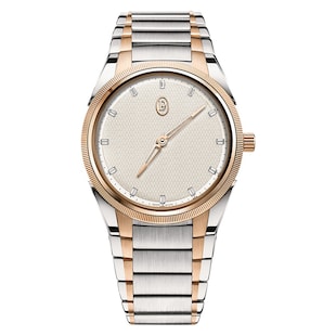 Parmigiani Fleurier TONDA PF Automatic Steel Rose Gold White Citrine 36mm Ladies Watch