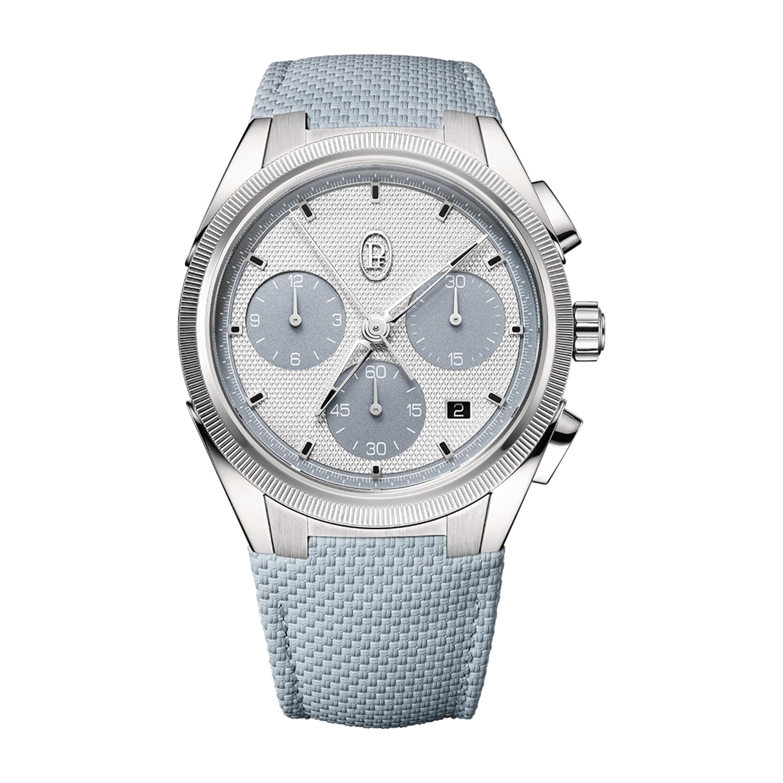 Tonda PF Sport Chronograph Steel Silver Arctic Grey COSC 42mm Mens Watch