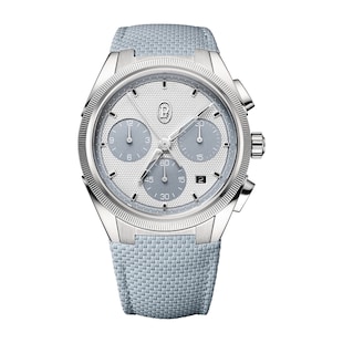 Parmigiani Fleurier TONDA PF Sport Chronograph Steel Silver Arctic Grey COSC  42mm Mens Watch