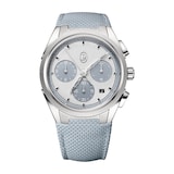 Parmigiani Fleurier Tonda PF Sport Chronograph Steel Silver Arctic Grey COSC  42mm Mens Watch