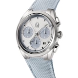 Parmigiani Fleurier Tonda PF Sport Chronograph Steel Silver Arctic Grey COSC  42mm Mens Watch