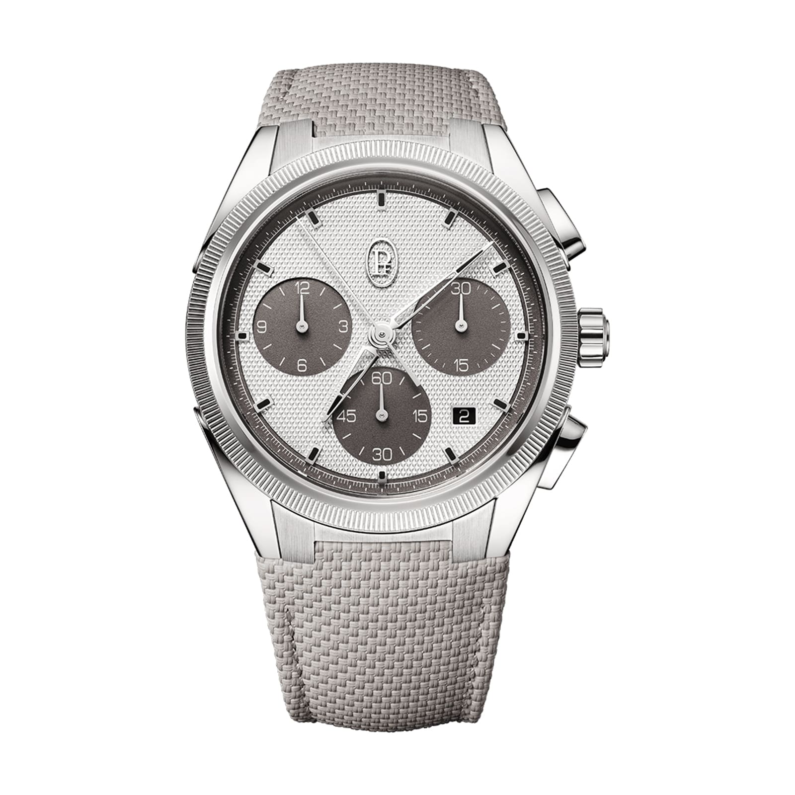 Tonda PF Sport Chronograph Steel Silver London Grey COSC 42mm Men