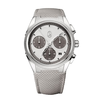 Parmigiani Fleurier TONDA PF Sport Chronograph Steel Silver London Grey COSC 42mm Mens Watch