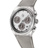 Parmigiani Fleurier Tonda PF Sport Chronograph Steel Silver London Grey COSC 42mm Mens Watch