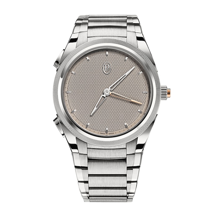 Parmigiani Fleurier TONDA PF Minute Rattrapante Steel Platinum Sand Grey 40mm Mens Watch