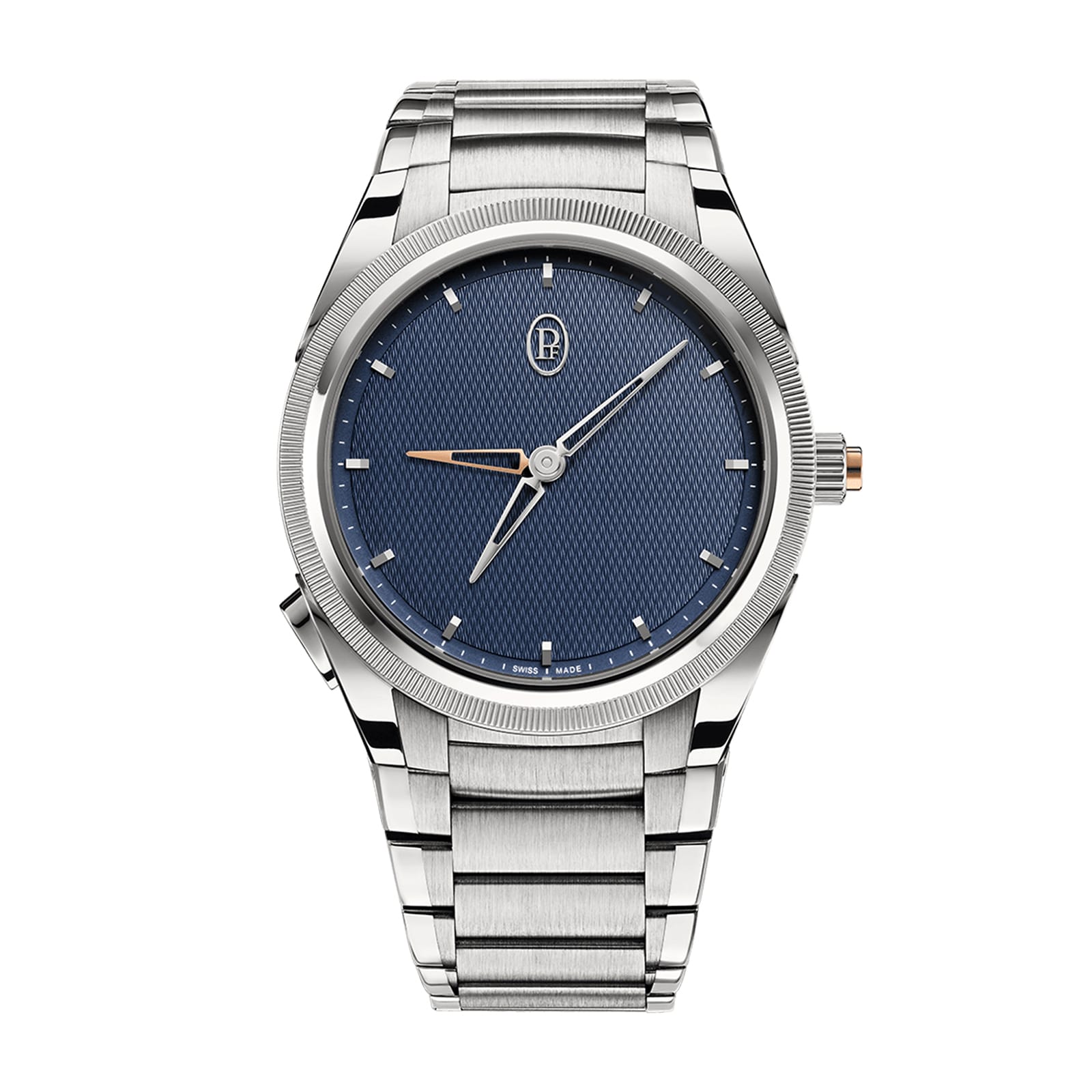 Tonda PF GMT Rattrapante Steel Platinum Milano Blue 40mm Mens Wat