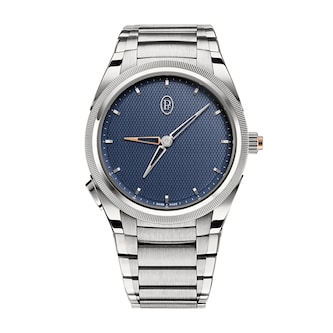 Parmigiani Fleurier TONDA PF GMT Rattrapante Steel Platinum Milano Blue 40mm Mens Watch Parmigiani Fleurier TONDA PF GMT Rattrapante Steel Platinum Milano Blue 40mm Mens Watch