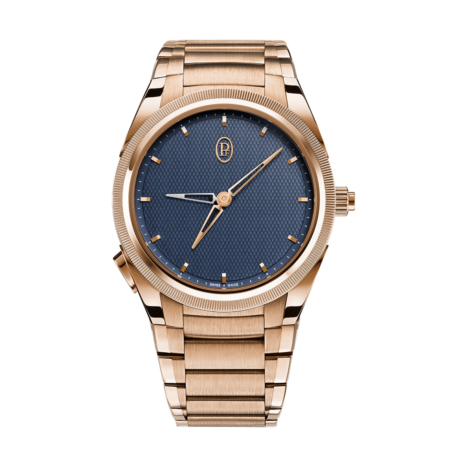 Tonda PF GMT Rattrapante Rose Gold Milano Blue 40mm Mens Watch