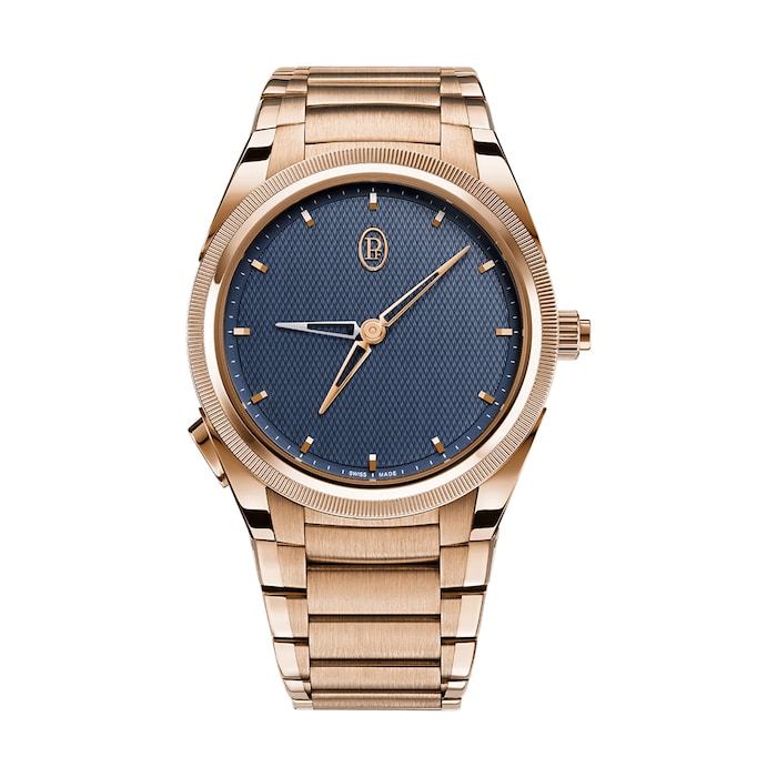 Parmigiani Fleurier TONDA PF GMT Rattrapante Rose Gold Milano Blue 40mm Mens Watch