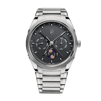 Parmigiani Fleurier TONDA PF Gregorian Annual Calendar Steel Platinum Warm Grey 42mm Mens Watch Parmigiani Fleurier TONDA PF Gregorian Annual Calendar Steel Platinum Warm Grey 42mm Mens Watch