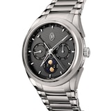 Parmigiani Fleurier TONDA PF Gregorian Annual Calendar Steel Platinum Warm Grey 42mm Mens Watch