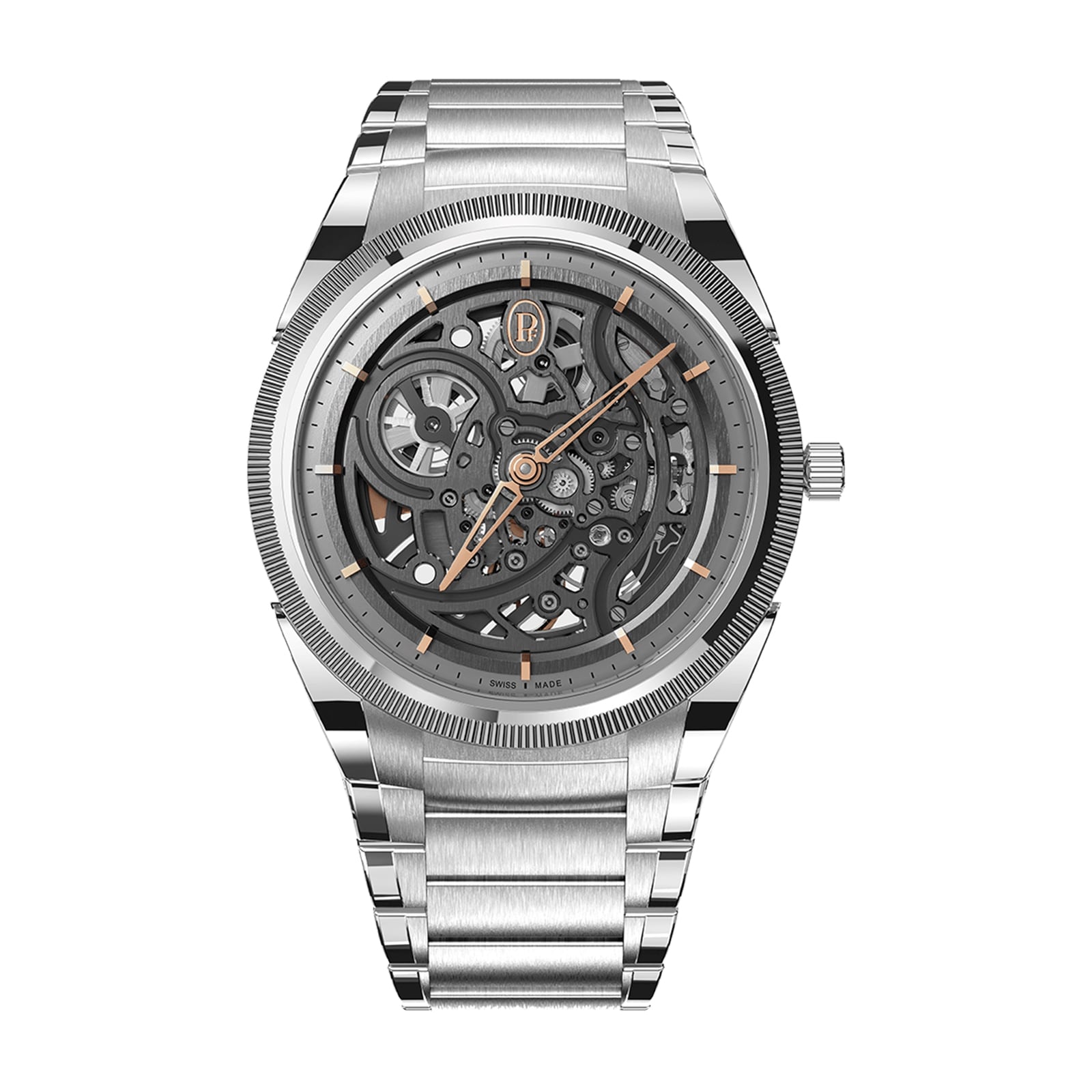 Parmigiani Fleurier TONDA PF Skeleton Steel Platinum Graphite 40mm Mens Watch Parmigiani Fleurier TONDA PF Skeleton Steel Platinum Graphite 40mm Mens Watch