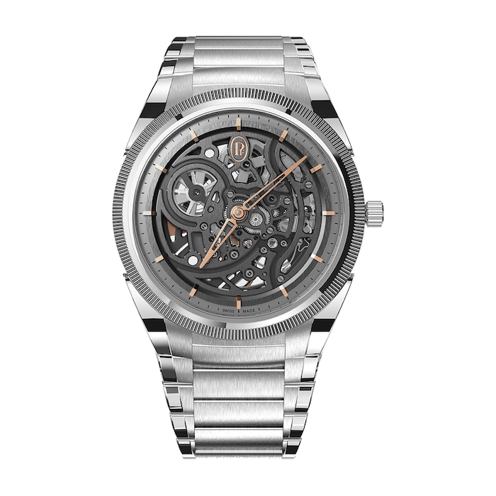 Parmigiani Fleurier TONDA PF Skeleton Steel Platinum Graphite 40mm Mens Watch