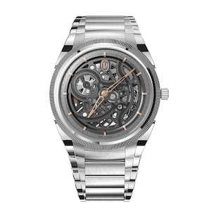 Parmigiani Fleurier TONDA PF Skeleton Steel Platinum Graphite 40mm Mens Watch