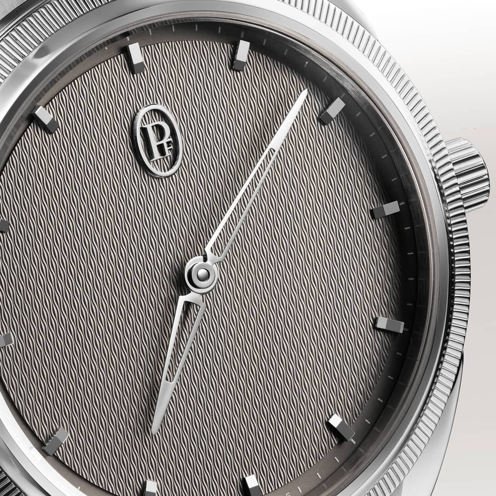 Parmigiani Fleurier TONDA PF Automatic Steel Platinum Sand Grey 36mm Unisex Watch Parmigiani Fleurier TONDA PF Automatic Steel Platinum Sand Grey 36mm Unisex Watch