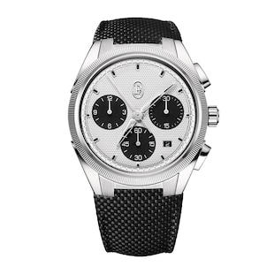 Parmigiani Fleurier TONDA PF Sport Chronograph Steel Silver Black COSC 42mm Mens Watch