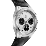 Parmigiani Fleurier Tonda PF Sport Chronograph Steel Silver Black COSC 42mm Mens Watch