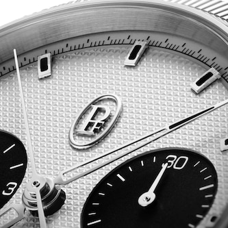 Parmigiani Fleurier TONDA PF Sport Chronograph Steel Silver Black COSC 42mm Mens Watch