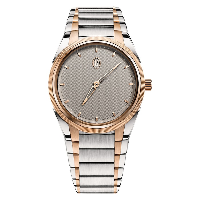 Parmigiani Fleurier Tonda PF Automatic Steel and 18ct Rose Gold 36mm Grey Unisex Watch