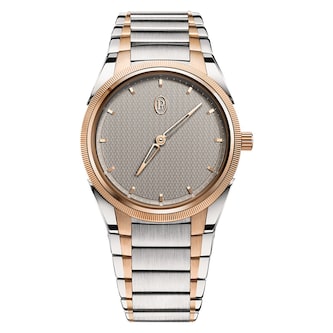 Parmigiani Fleurier TONDA PF Automatic Steel Rose Gold Sand Grey 36mm Unisex Watch Parmigiani Fleurier TONDA PF Automatic Steel Rose Gold Sand Grey 36mm Unisex Watch