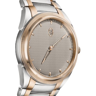 Parmigiani Fleurier TONDA PF Automatic Steel Rose Gold Sand Grey 36mm Unisex Watch Parmigiani Fleurier TONDA PF Automatic Steel Rose Gold Sand Grey 36mm Unisex Watch