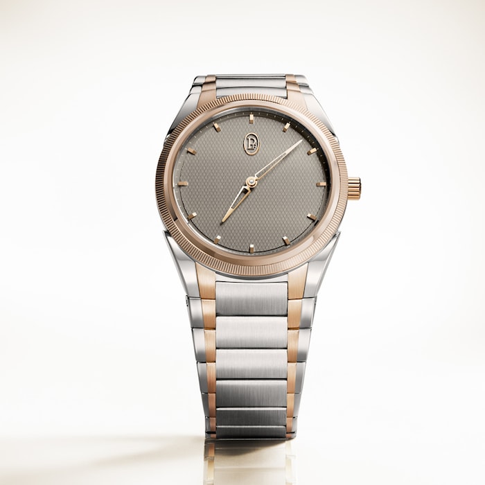 Parmigiani Fleurier Tonda PF Automatic Steel and 18ct Rose Gold 36mm Grey Unisex Watch