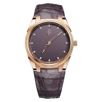 Parmigiani Fleurier TONDA PF Automatic Rose Gold Deep Ruby Set Strap 36mm Purple Ladies Watch Parmigiani Fleurier TONDA PF Automatic Rose Gold Deep Ruby Set Strap 36mm Purple Ladies Watch