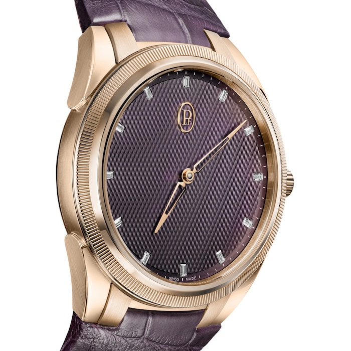 Parmigiani Fleurier TONDA PF Automatic Rose Gold Deep Ruby Set Strap 36mm Purple Ladies Watch