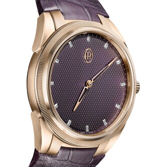 Parmigiani Fleurier TONDA PF Automatic Rose Gold Deep Ruby Set Strap 36mm Purple Ladies Watch Parmigiani Fleurier TONDA PF Automatic Rose Gold Deep Ruby Set Strap 36mm Purple Ladies Watch