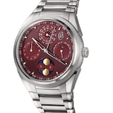 Parmigiani Fleurier Tonda PF Xiali Calendar Automatic Stainless Steel and Platnium 42mm Red Mens Watch