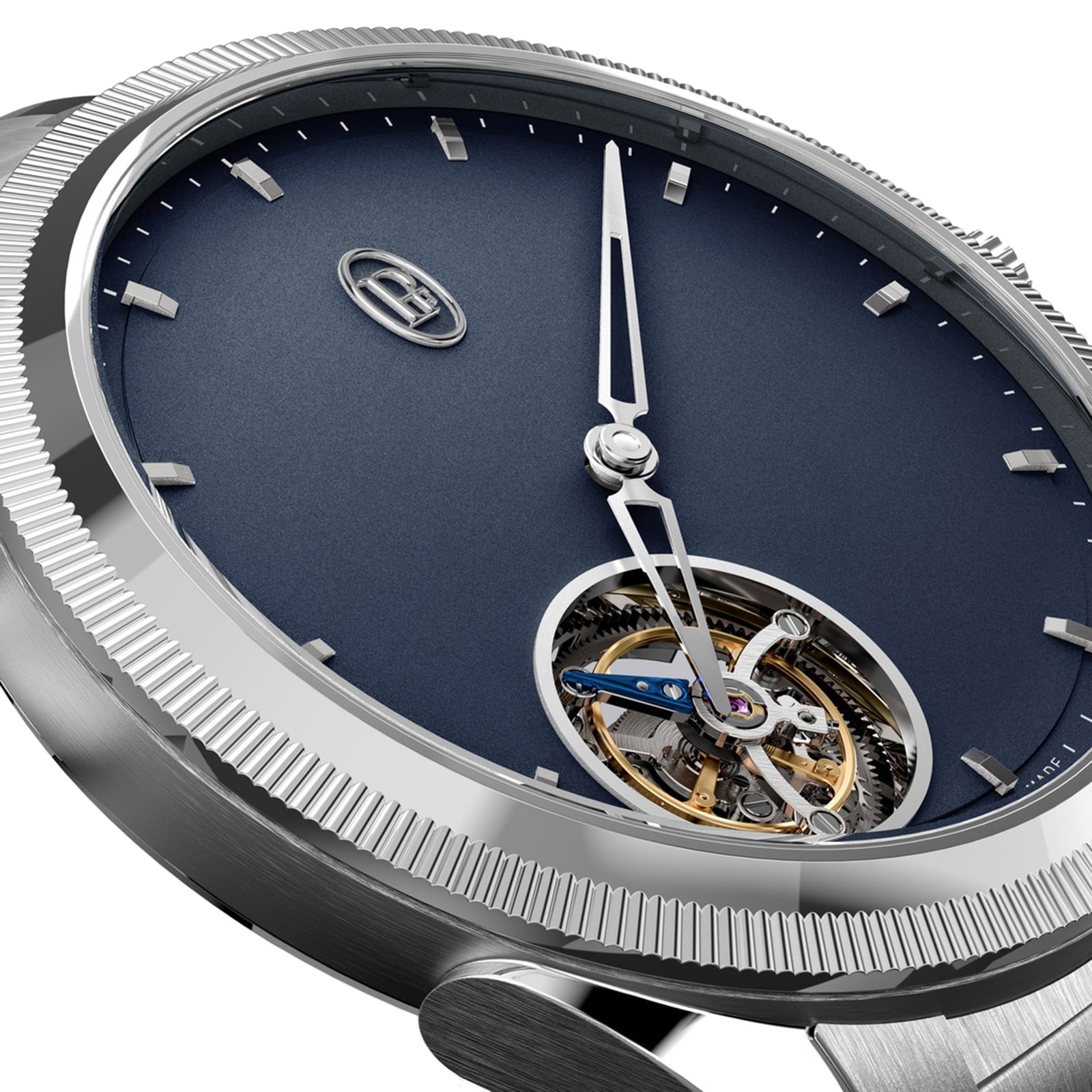 Parmigiani Fleurier TONDA PF Flying Tourbillon Platinum Milano Blue Notte 42mm Mens Watch Parmigiani Fleurier TONDA PF Flying Tourbillon Platinum Milano Blue Notte 42mm Mens Watch